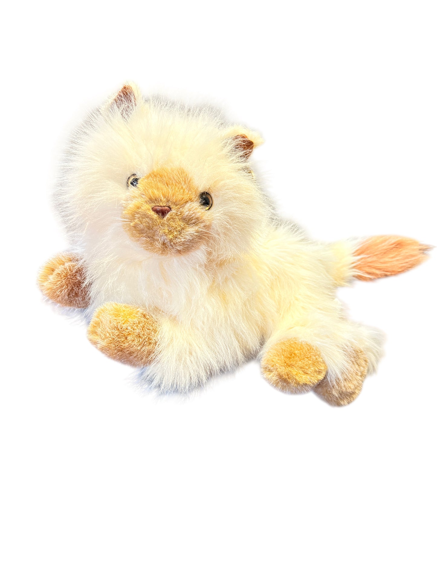 Details Comic Strip Himalayan 16" Stuffed Cream & Tan Stuffed Cat/Kitten, Ultra Furry & Cuddly
