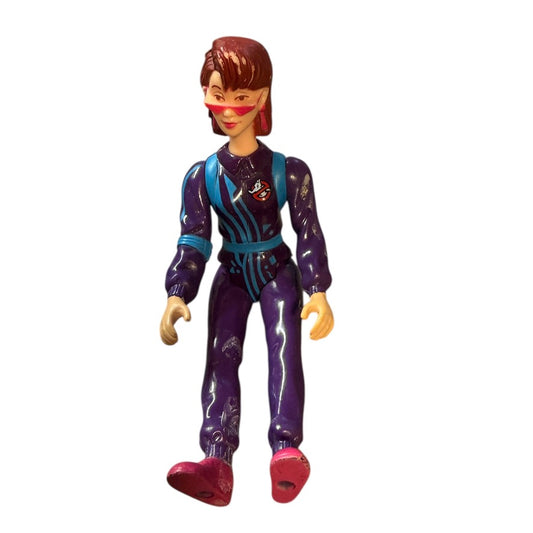 Vintage Kenner Ghostbuster 5" Power Pack Action Figure Janine Melnitz  Preowned in GUC