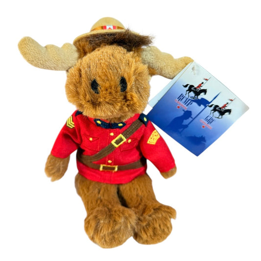 RCMP Foundation 9" Plush Stuffed Sargeant Bullmoose  by Stuffed Animal House Preowned with Tags