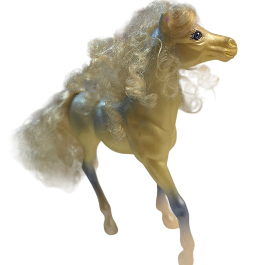 Ariel, Fashion Star Fillies Exquisite Iridescent Vintage Pony with Blond Curls EUC