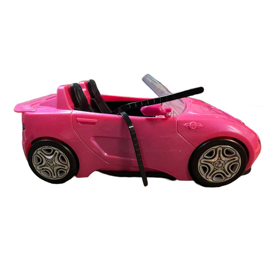 Pink Sparkle Barbie Car Black Seats & Pink Interior, Complete with Seatbelts