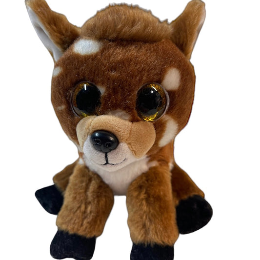 Buckley Ty Beanie Boo 6" Spotted Deer Fawn Plush Stuffed Animal No Hang tag