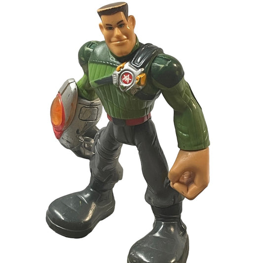 MAJOR POWERS 2002 Star Squad 6" Hasbro Playskool ActionmToy Magnetic Hand