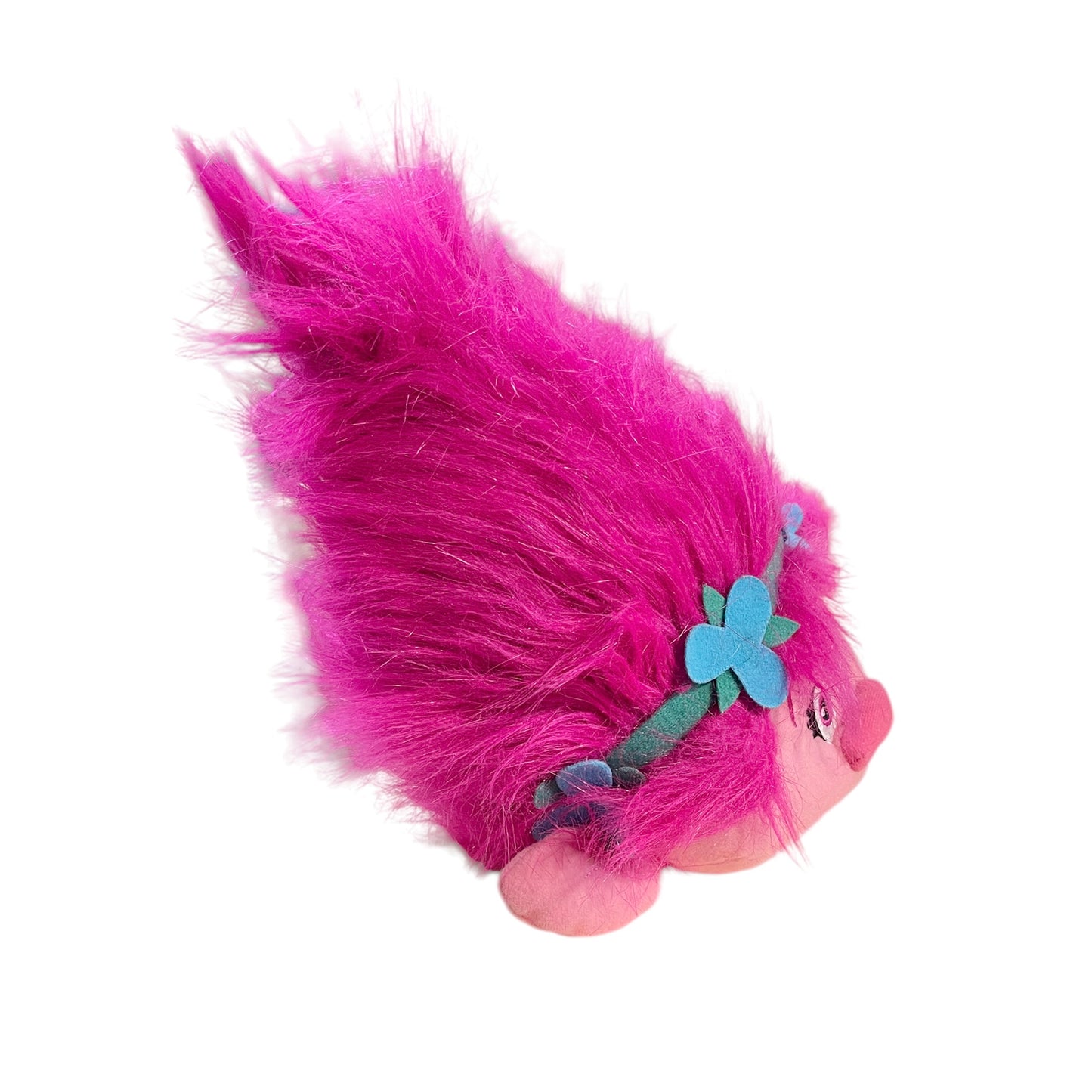 DreamWork's Poppy Troll Preowned Fuzzbie Pink Plush 10-12" in EUC by Imperial Toy LLC