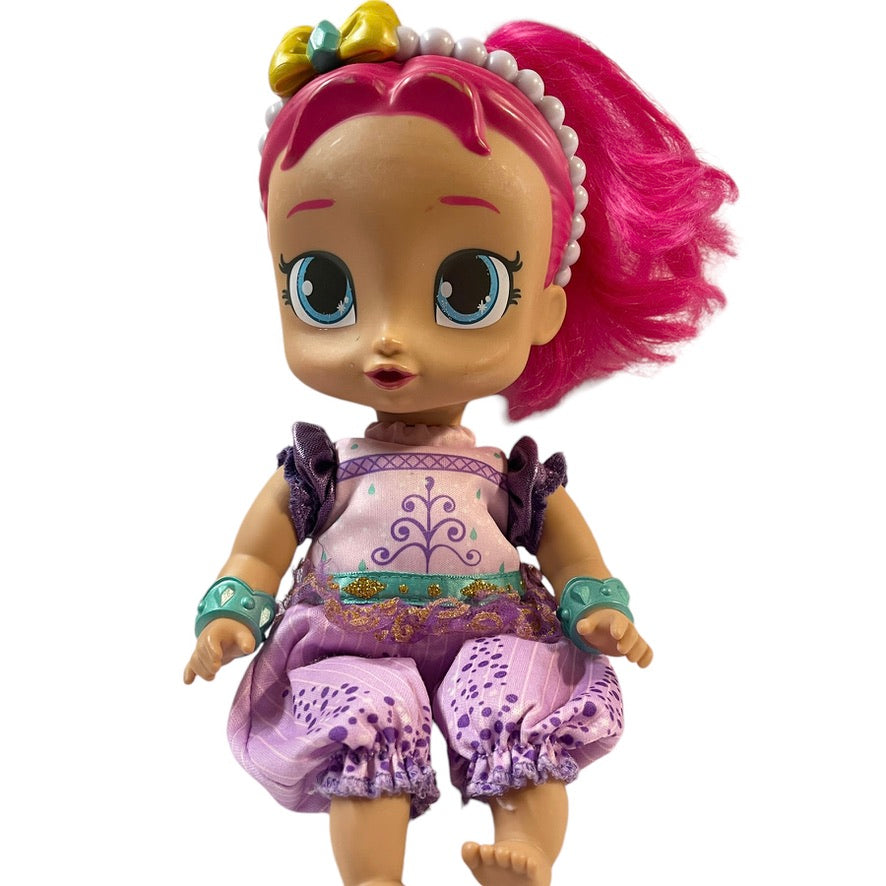 Shimmer & Shine! 2 11" Genie Dolls in Shimmery, Shiny Outfits  with their Animal Friends in EUC