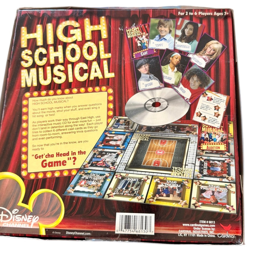 High School Musical Play a-Long, Sing-a-Long & Dance-a-Long Board Game, Preowned in GUC