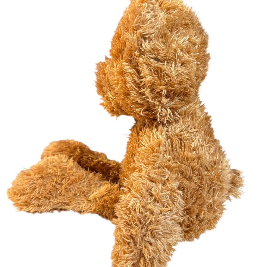 Shaggy, Animal Adventure 18" Golden Tan Teddy Bear, Big Brown Nose & Embroidered Eyes