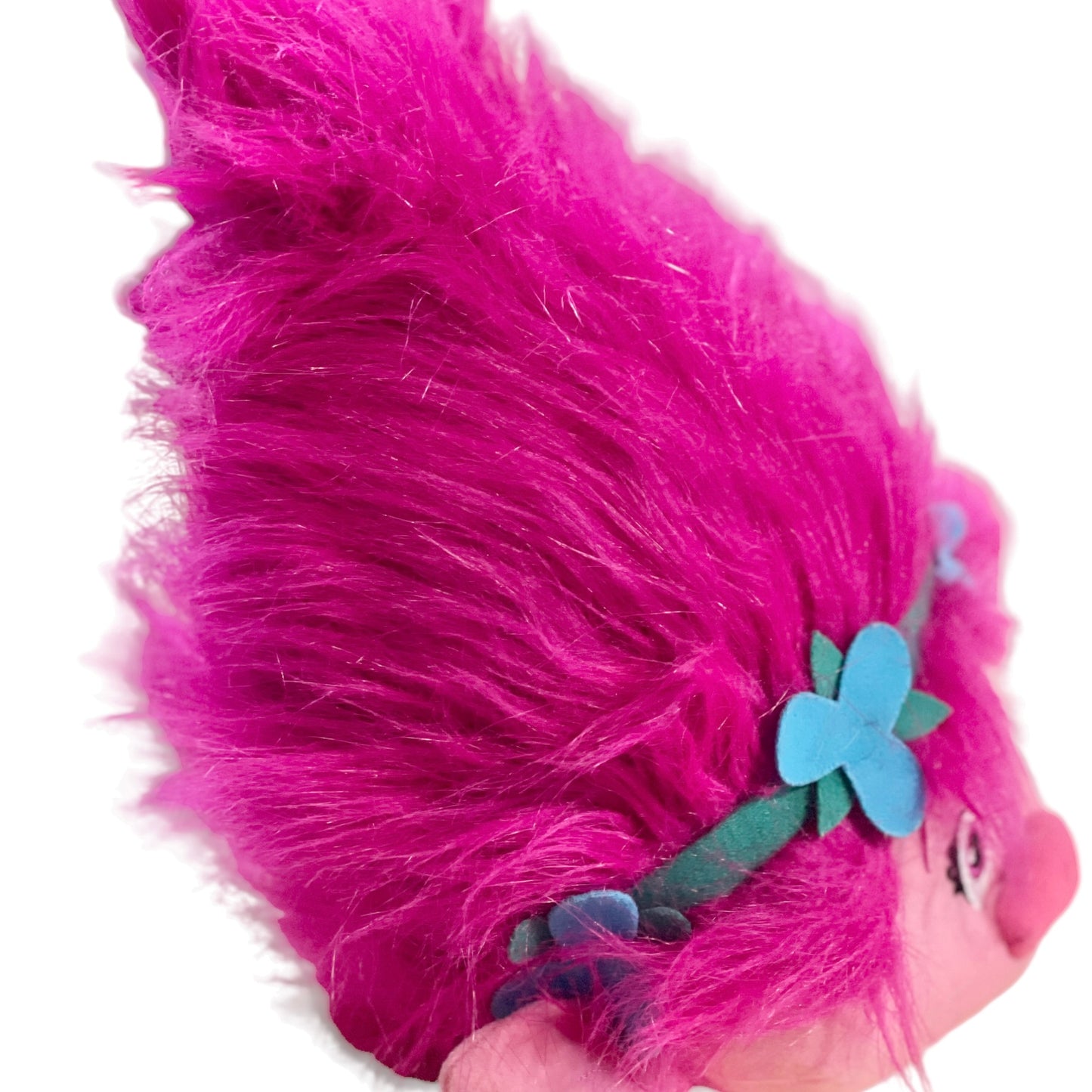 DreamWork's Poppy Troll Preowned Fuzzbie Pink Plush 10-12" in EUC by Imperial Toy LLC