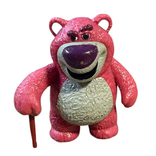 Toy Story 3 Lots-O-Huggin' Bear, Pink & Grey, Complete with Cane and a Big Smile in GUC