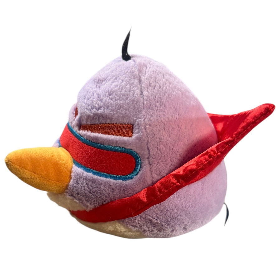 Angry Birds 8" Space Medium Lazer Purple Bird Laser Plush Stuffed Toy in GUC