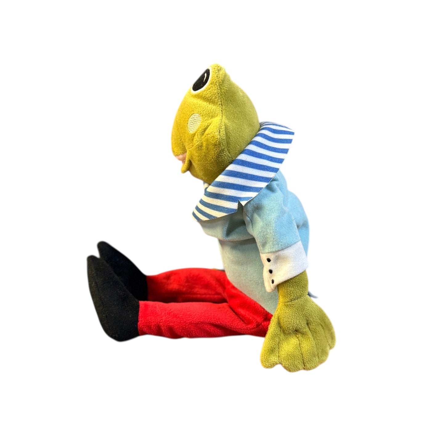 Ikea TOSIG Frog Prince 15" Plush Toy, Discontinued, in Excellent Preowned Condition