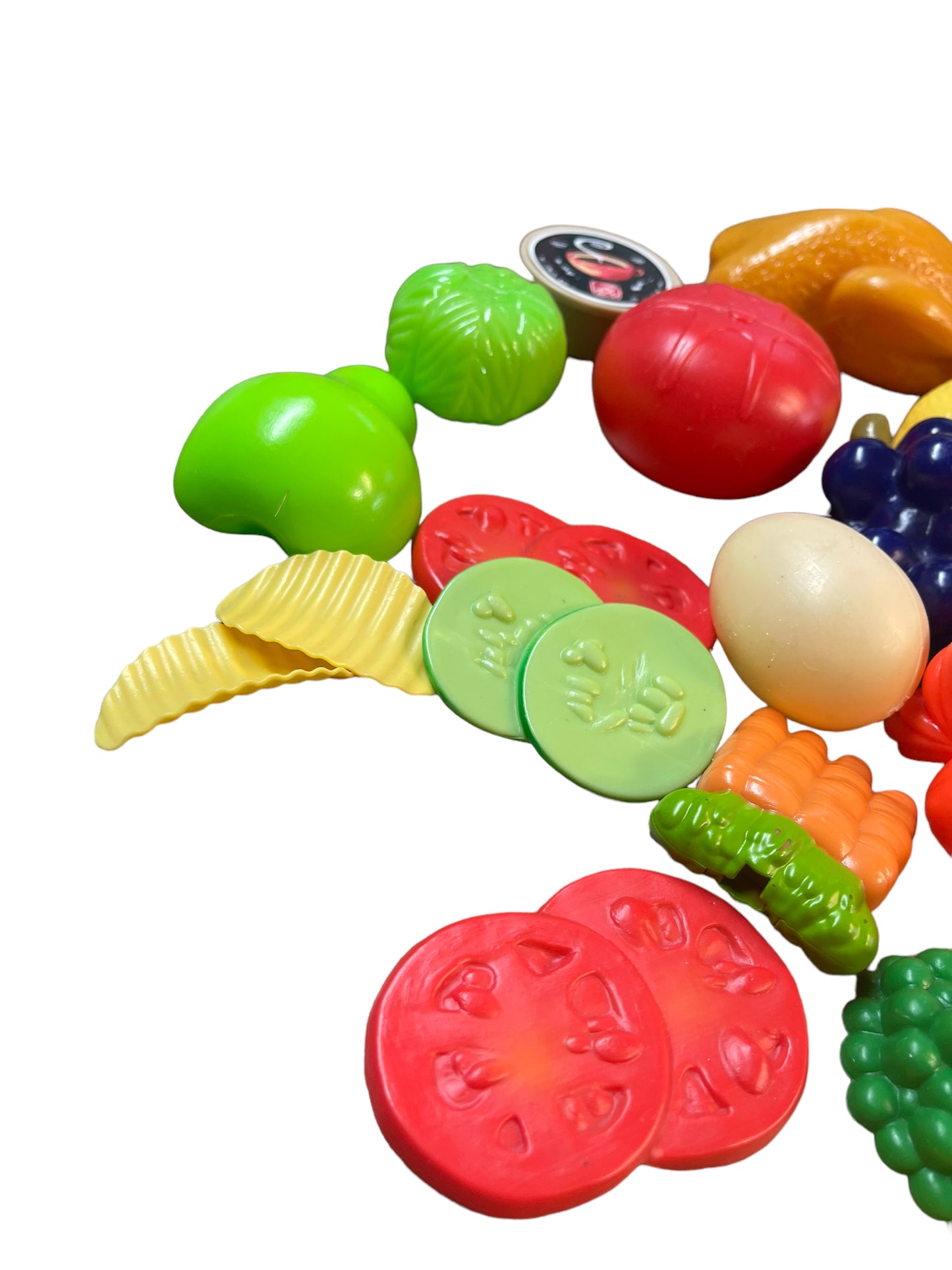 Large Mixed Lot of Plastic Play Food for the Chef in the Family! GUC