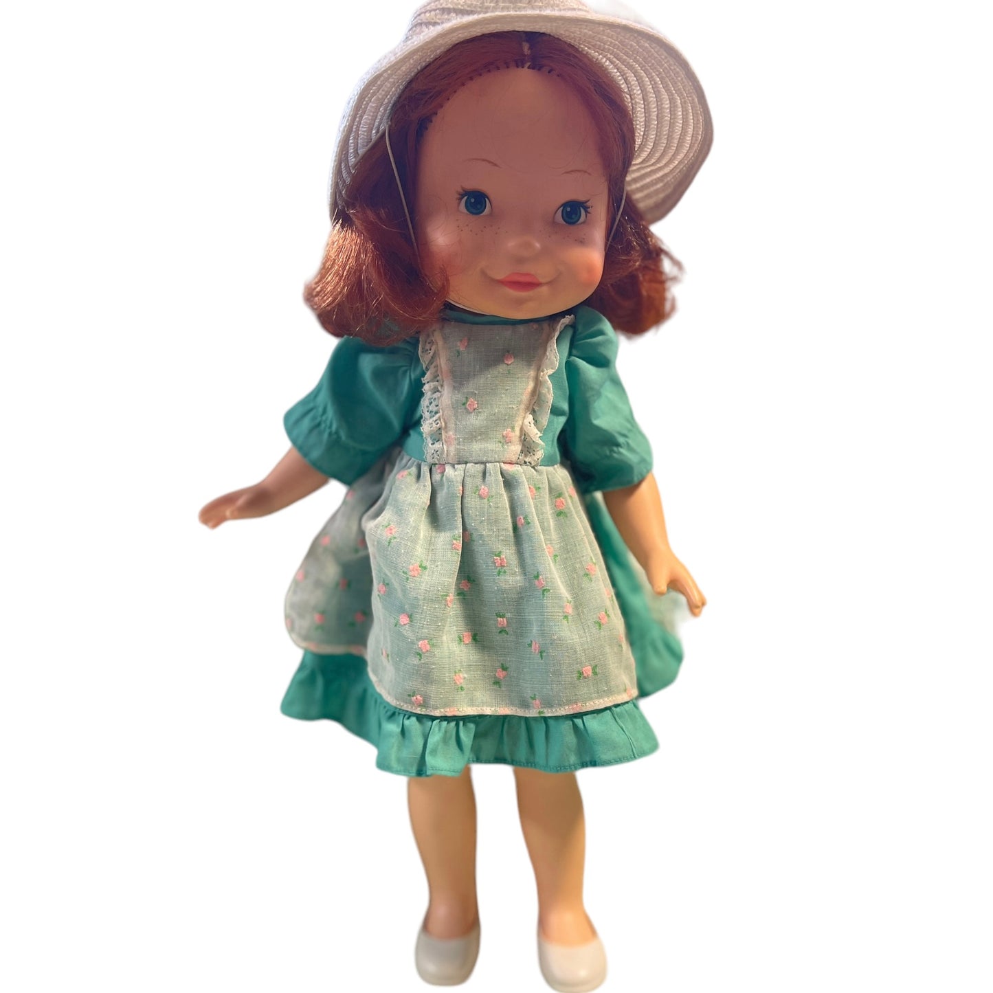 Red Haired Vintage Fisher-Price My Friend Becky Doll, Original Outfit Including Hat & Shoes Preowned