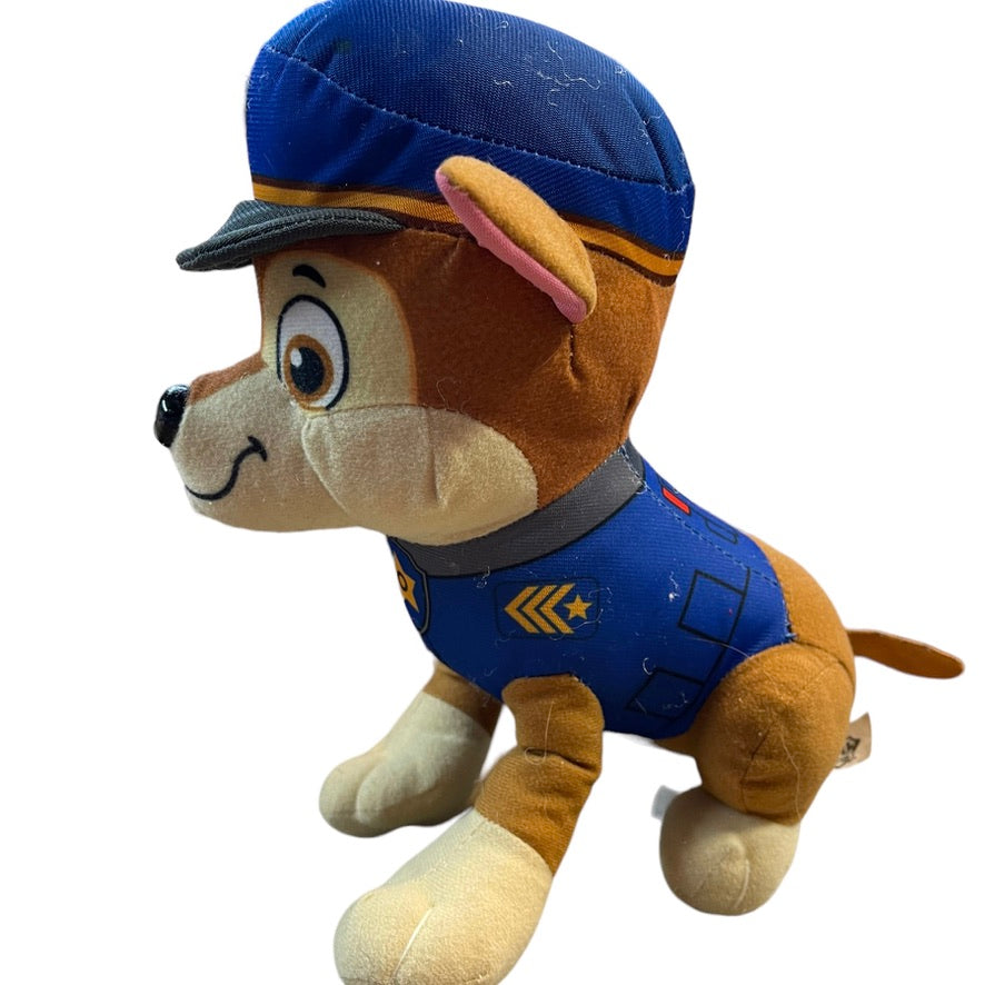 Paw Patrol Chase Puppy Plush Puppy Dog Stuffed Animal in Good Used Condition