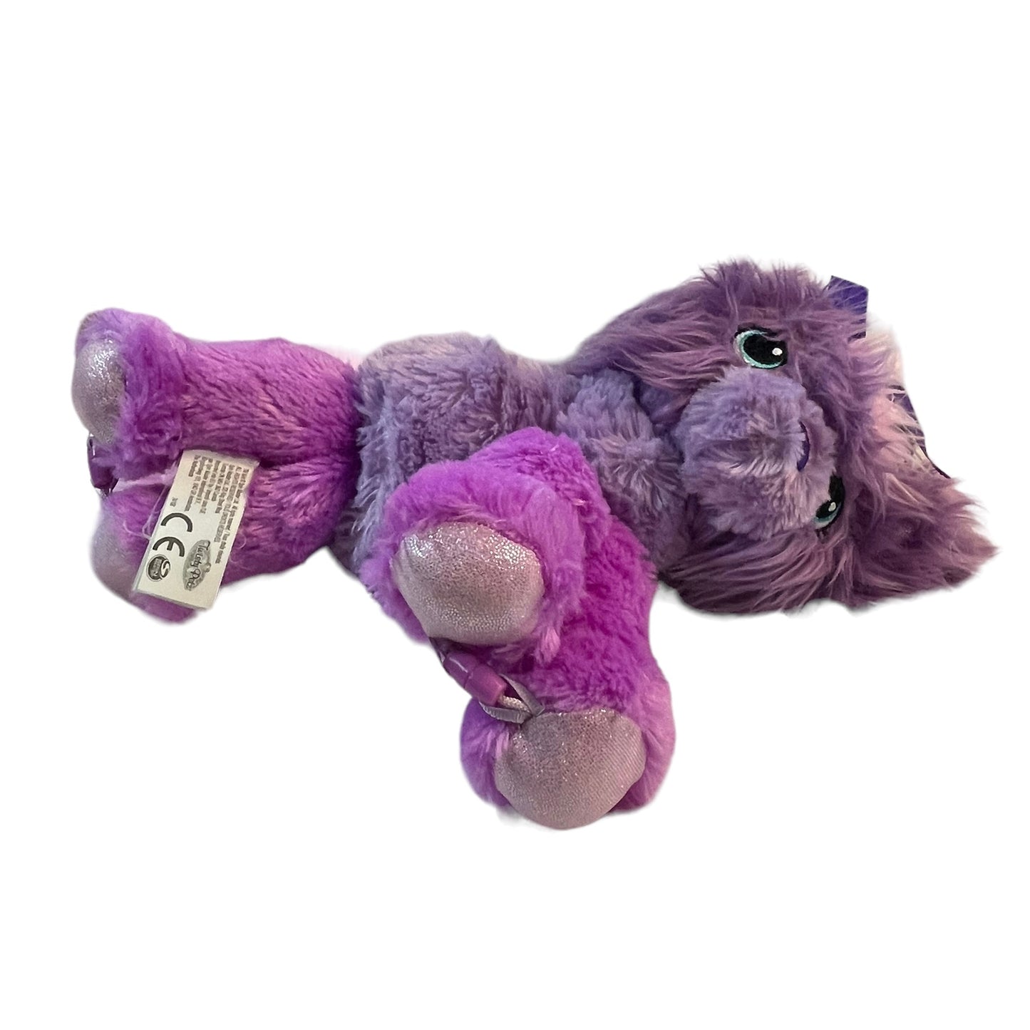 Twisty Petz Series 3 Cuddlez Purple Puppy Plush Stuffed Animal, Green Glass Eyes