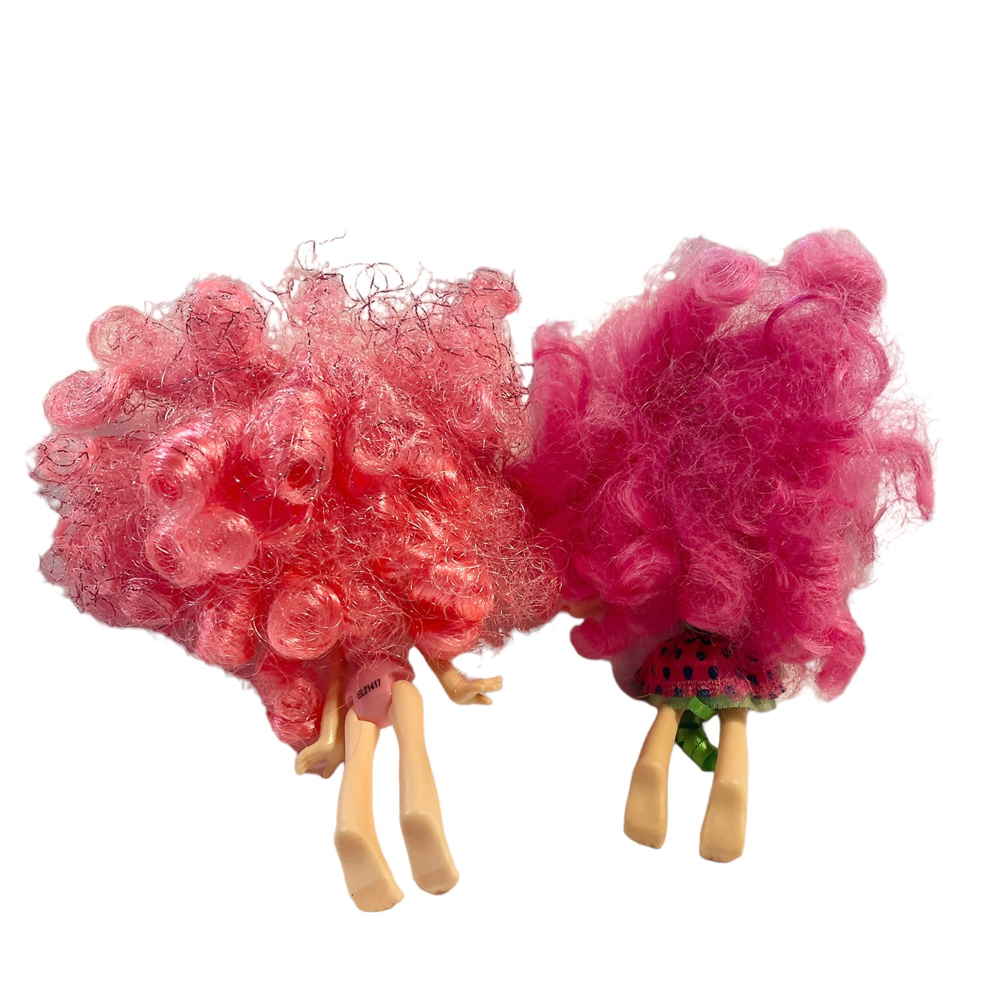 Shopkin's Pair of Sweet Dollies including Pippa Melon  and her friend Bright Pink Hair in GUC