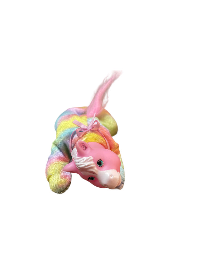 Unicorn Surprise Lot of 2 Replacement Babies, Sweet Tie Dye, Bows and Shiny Coats, Ears & Eyes.