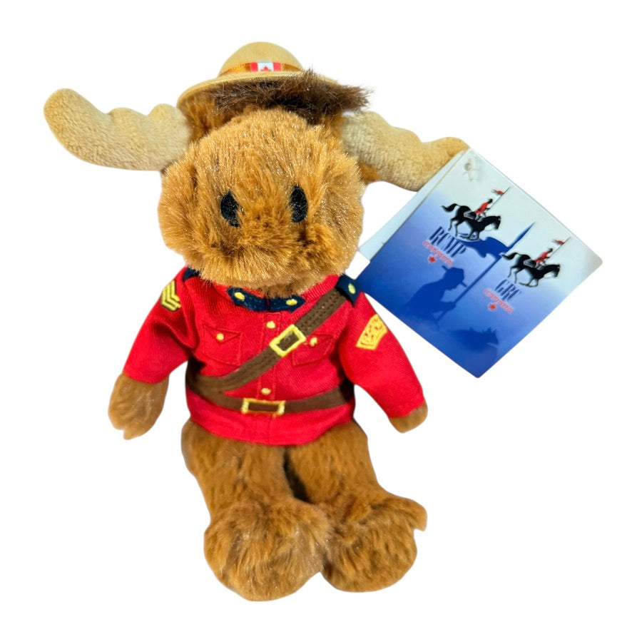 RCMP Foundation 9" Plush Stuffed Sargeant Bullmoose  by Stuffed Animal House Preowned with Tags