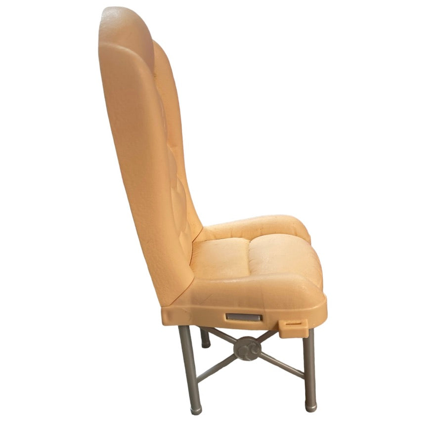 Barbie Glamour Dollhouse Van Cream High Back Chair Replacement in Tan in GUC