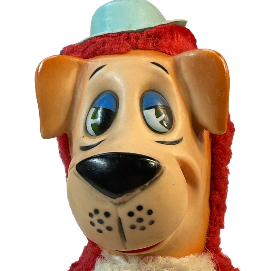 Vintage 16" Rubber Faced Knickerbocker Hanna-Barbera Huckleberry Hound /Yogi Bear Stuffed Animal Toys