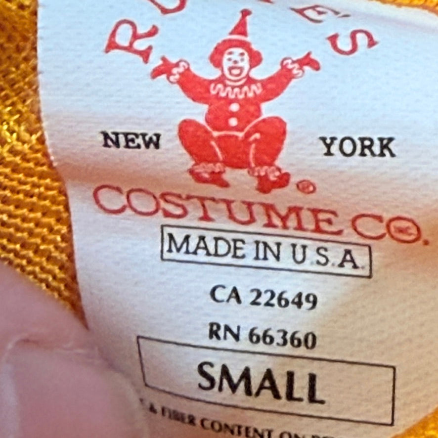 Yellow Silky Flounced 'Belle' Like Halloween Costume Dress by Rubies Costume Co. Size S