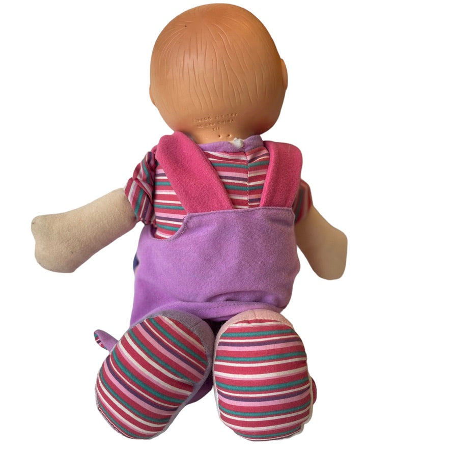 2006 Mothercare Cititoy Baby Activity Doll Interactive Learn to Dress , Blue Sparkly Eyes, Freckles