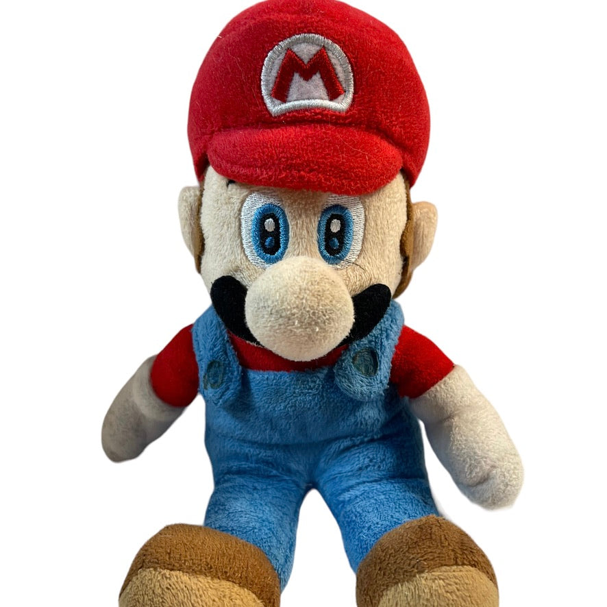 Super Mario Bros. 8" Plush Doll Stuffed Animal Figure Embroidered Face No Tush Tag