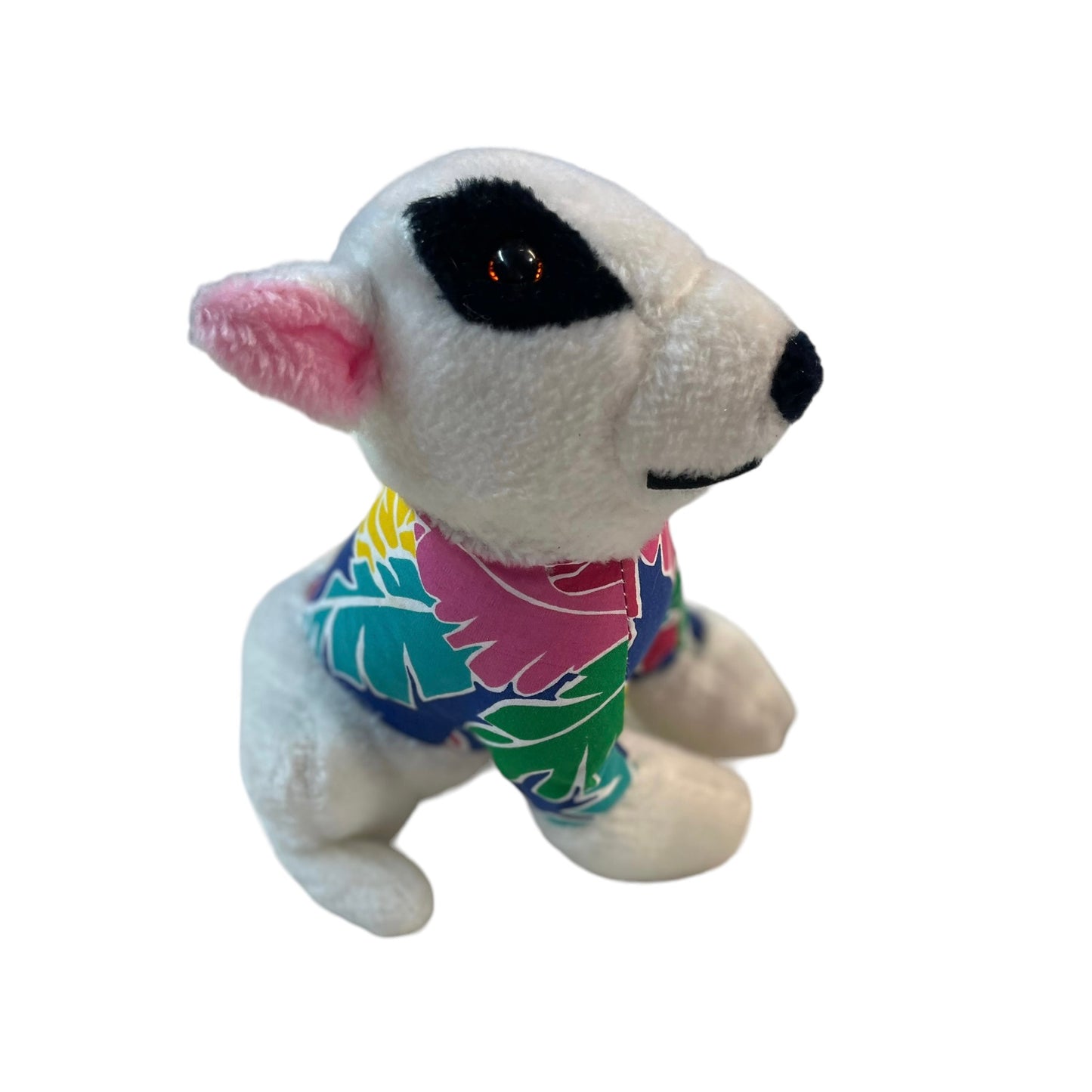 Ace Spuds Mckenzie Vintage Bull Terrier Dog Plush Stuffed Animal Toy