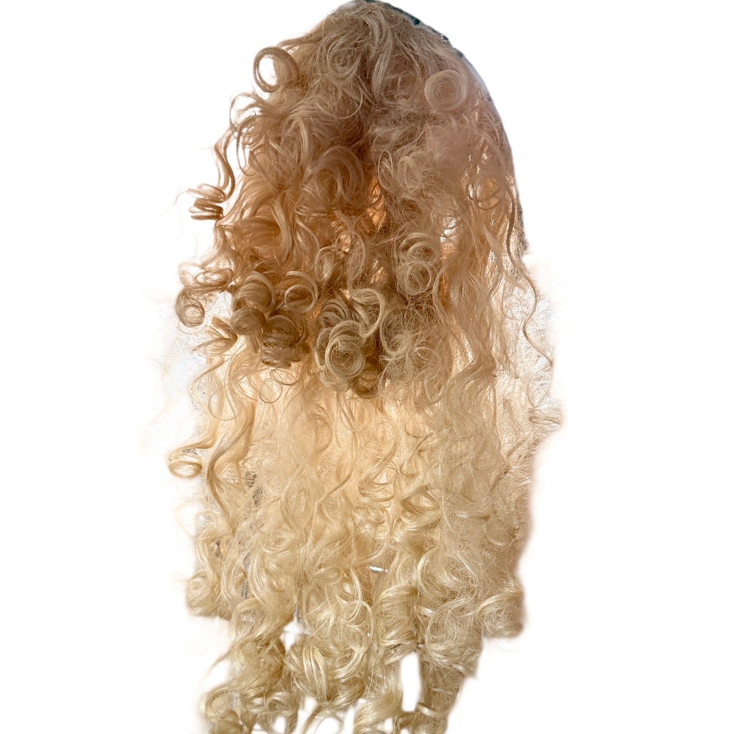 Mermaid Wig, Long Luxurious Platinum Curls & Jewelled , Embellished Headpiece  in GUC