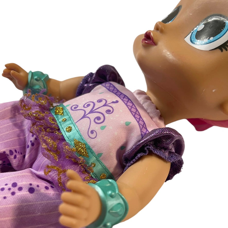 Shimmer & Shine! 2 11" Genie Dolls in Shimmery, Shiny Outfits  with their Animal Friends in EUC