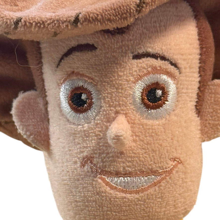 Toy Story 12" Woody Plush Doll Embroidered Face, Hat, Spurs & Holster, Preowned in GUC