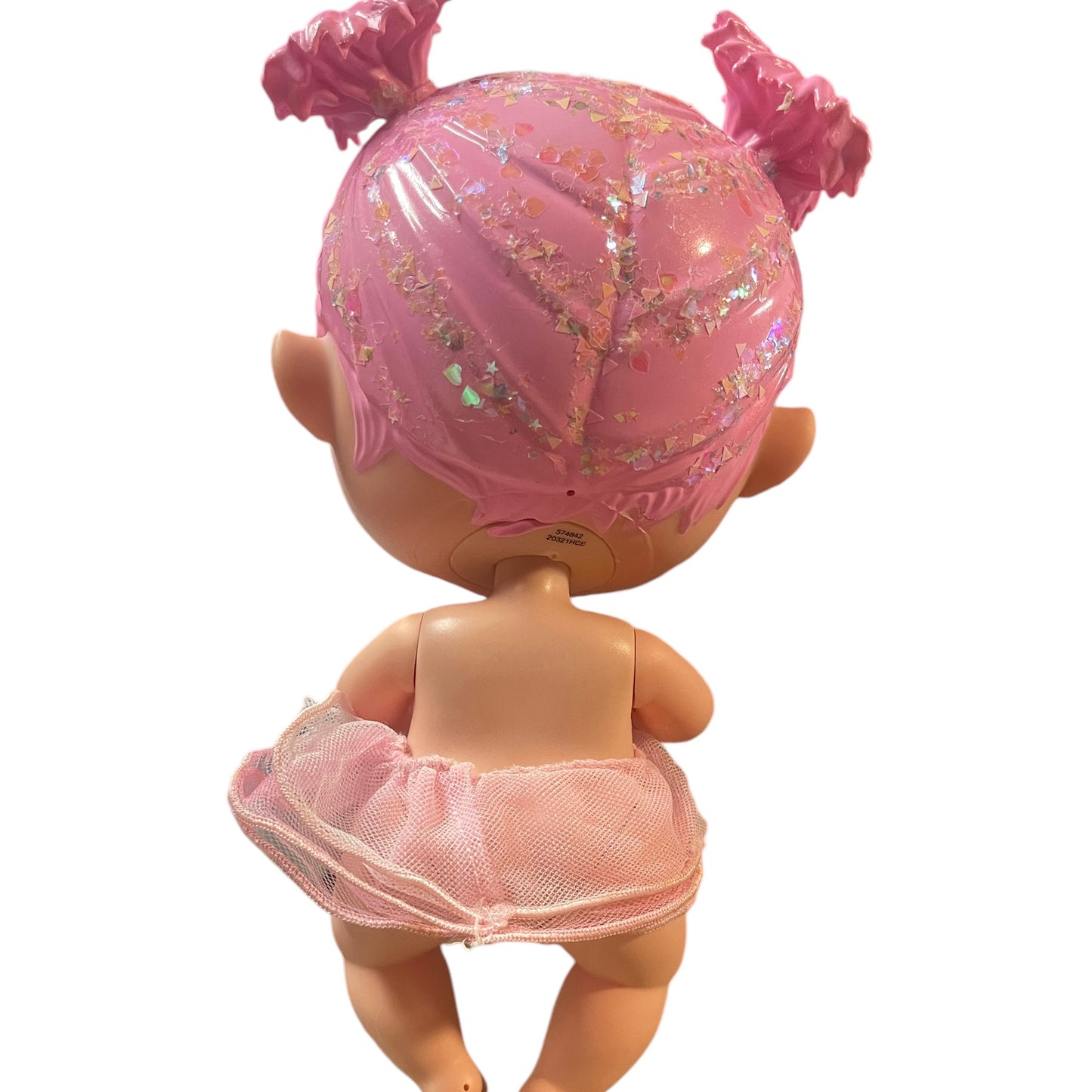 Glitter Babyz Dreamia Stardust Doll, Preowned, Pink Hair Changes Colour in Ice Water, in GUC