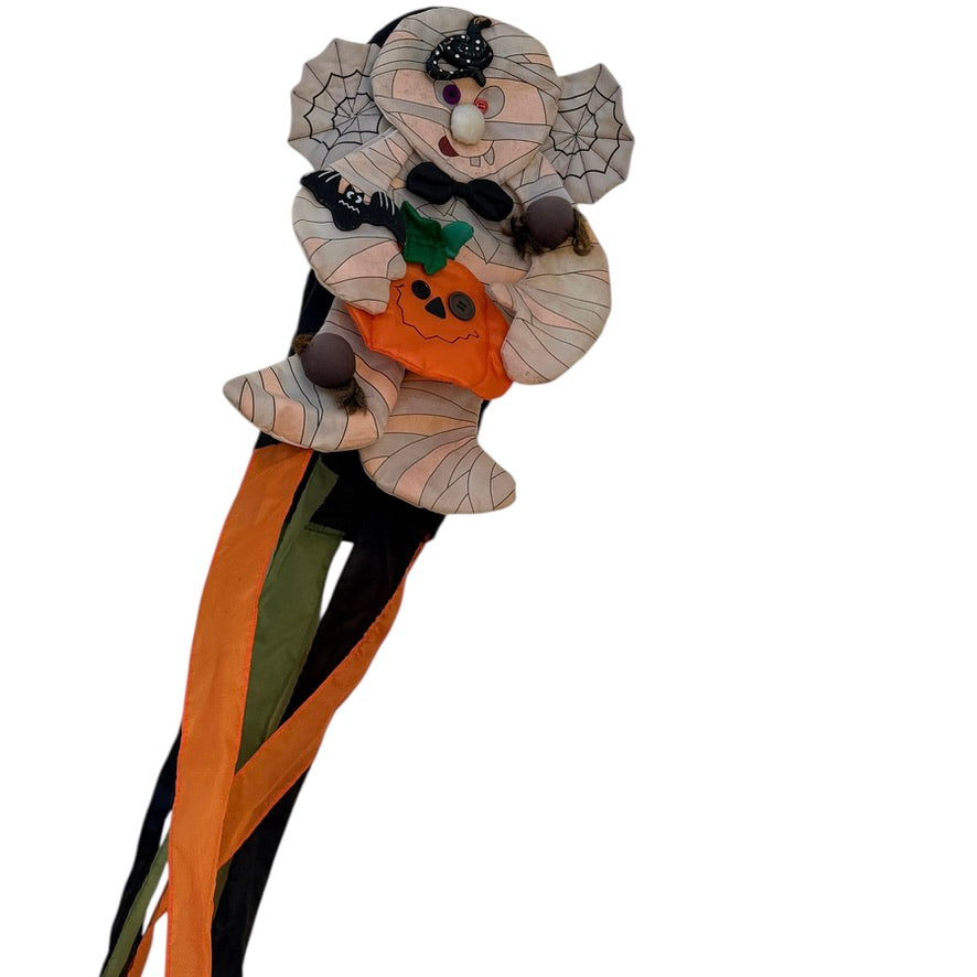 Dandee Halloween Decor, Windsock with Mummy/Spider Webs & Other Scary Things!