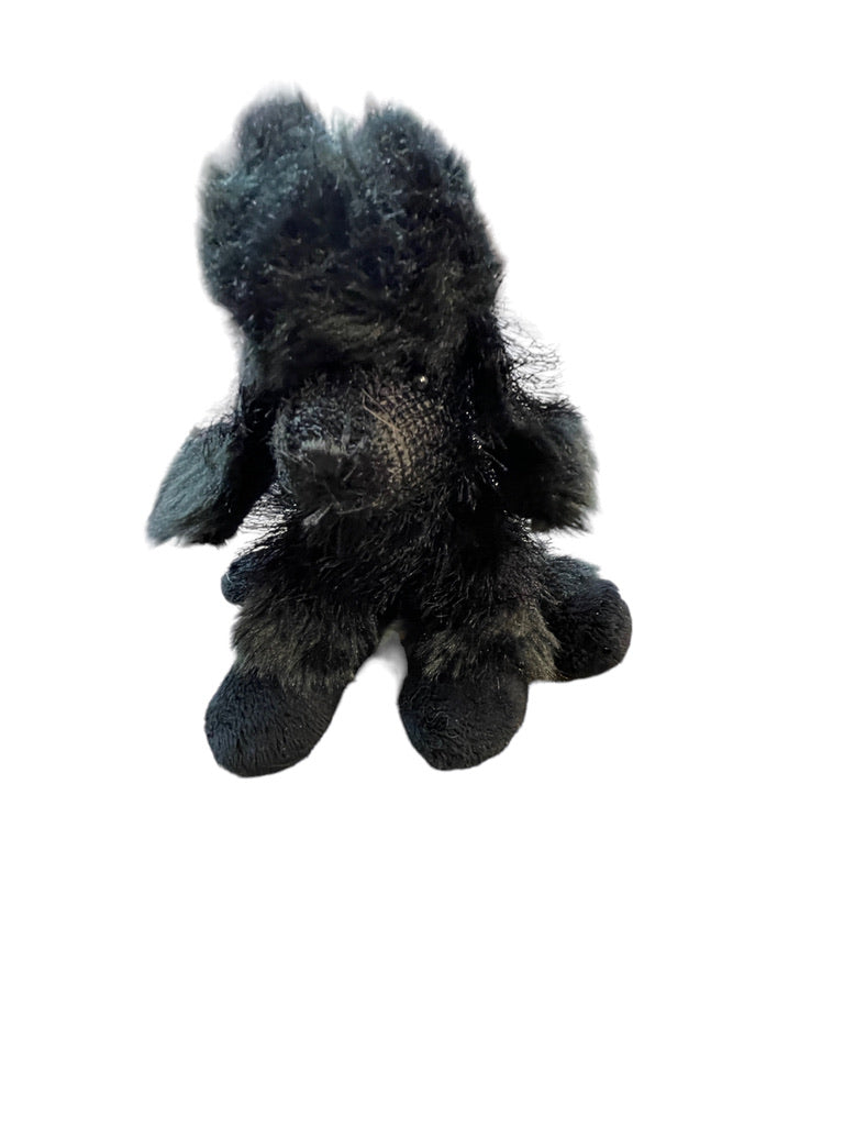 Ganz Webkinz 9" Black Poodle Shaggy Coat & Traditional Cut, No Code Realistic, EUC