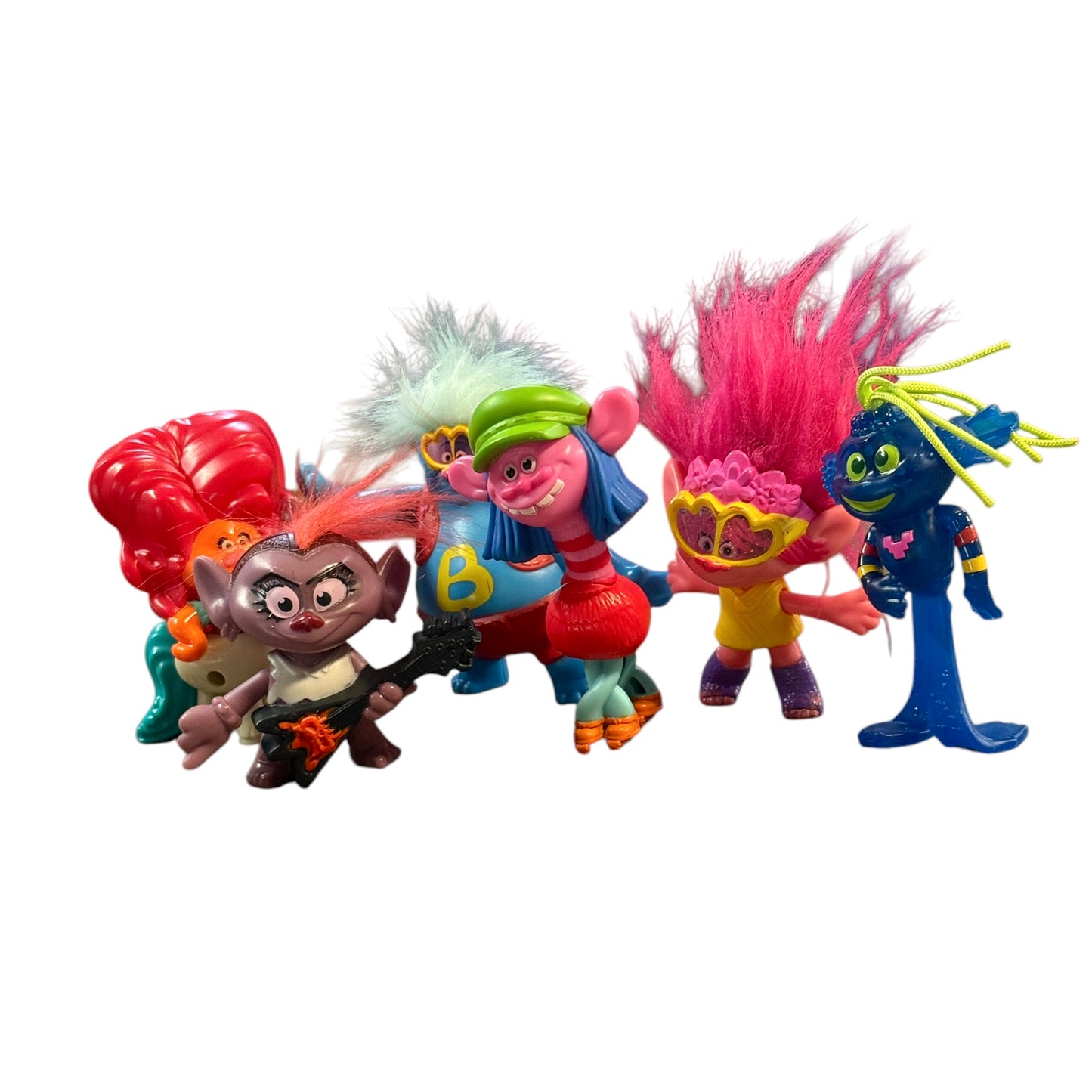 McDonald's Trolls World Tour 4" Figures Mixed Lot of Favourites/Replacements in EUC