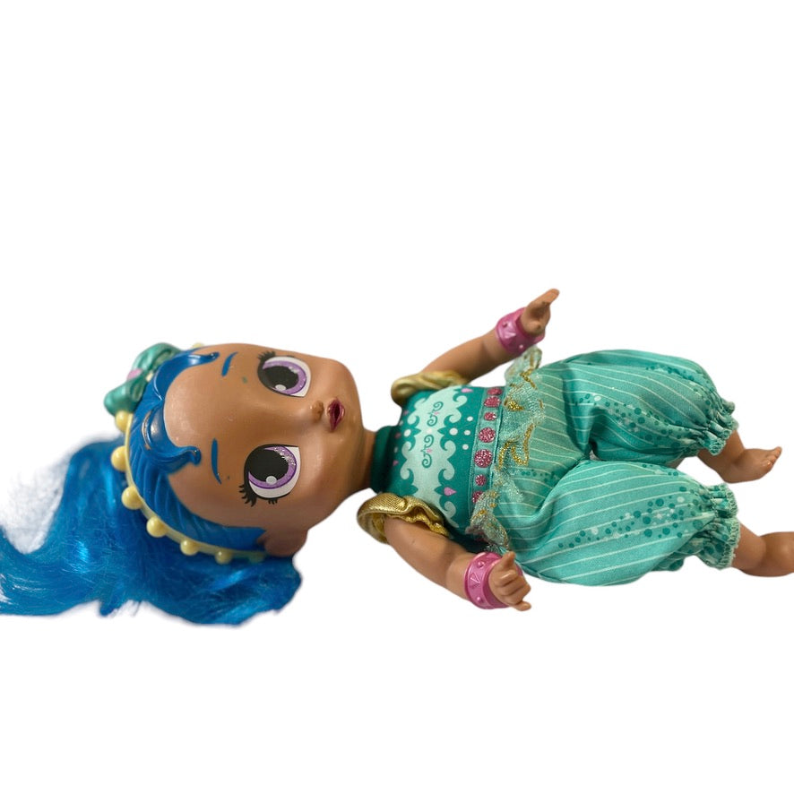 Shimmer & Shine! 2 11" Genie Dolls in Shimmery, Shiny Outfits  with their Animal Friends in EUC