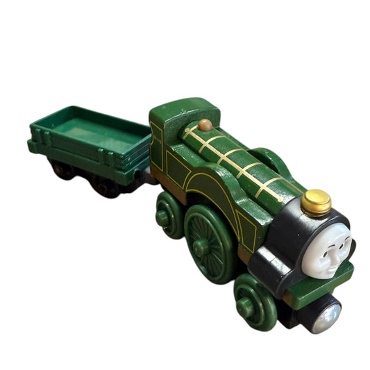 Thomas & Friends Magnetic Emily & Take and Play Green Tender Cargo Car, Preowned