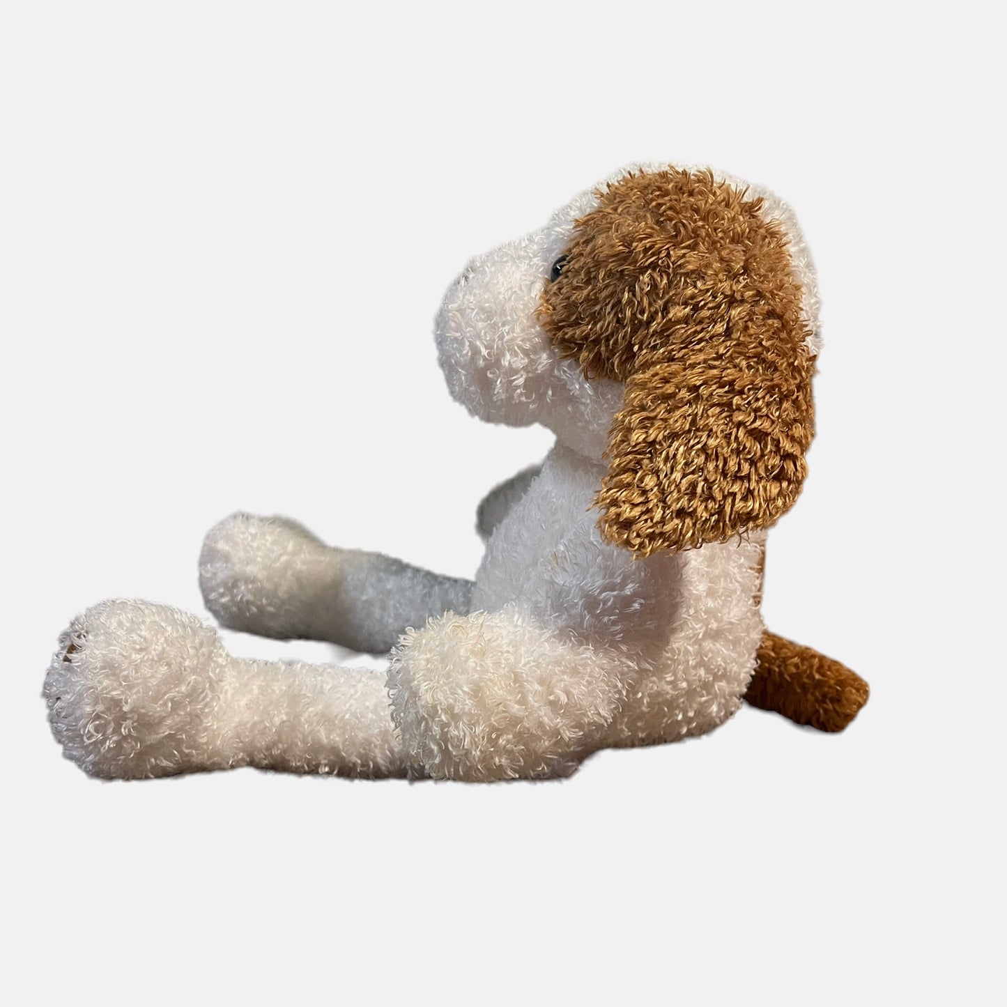 Tweakie P. Piper Long Legged Puppy Dog by Phebe Phillips White Brown Eye Patch, Tail & Ears