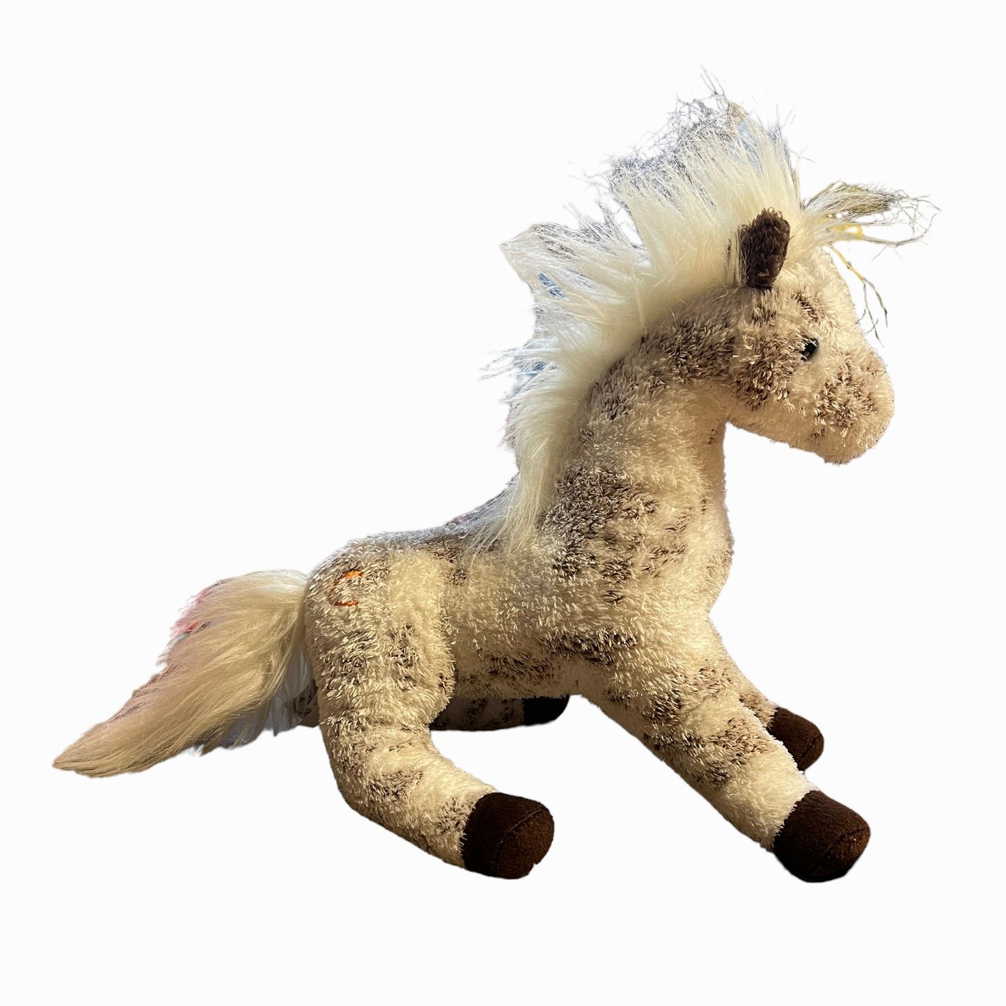 Douglas Cavalia Paint Pinto Horse Plush Stuffed Animal Pony,  Brown and White 12" Preowned