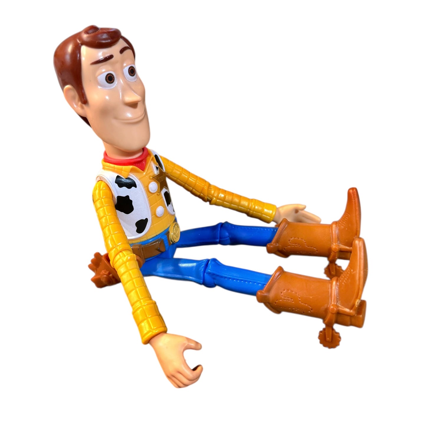 Disney Toy Story Sheriff Woody 9" Action Figure, with Bandana, Holster and Boots in GUC