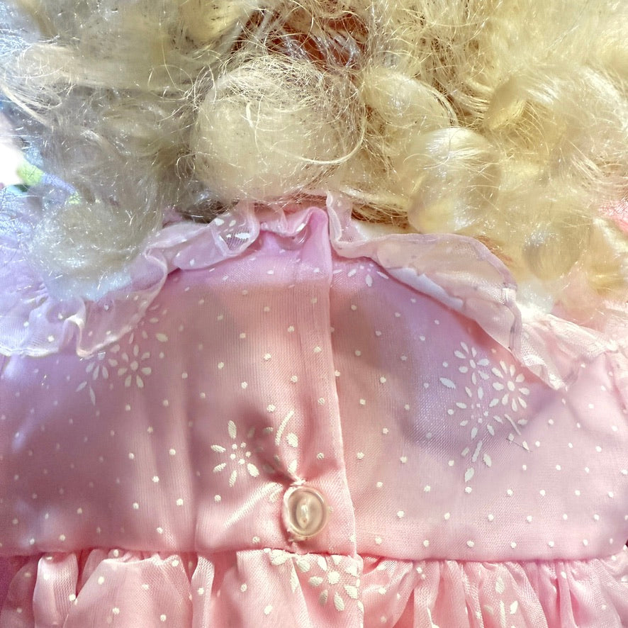 Lovely Platinum Haired 20" Realistic Baby/Toddler Doll, Blue Open/Shut Eyes & Two Tiny Teeth!