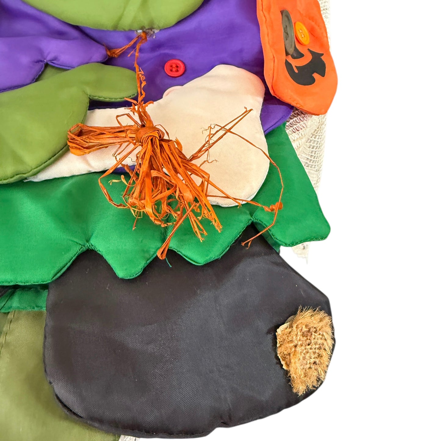 Frankenstein Nylon Decorative Windsock Whimsical Halloween Decoration by Dandee, Preowned