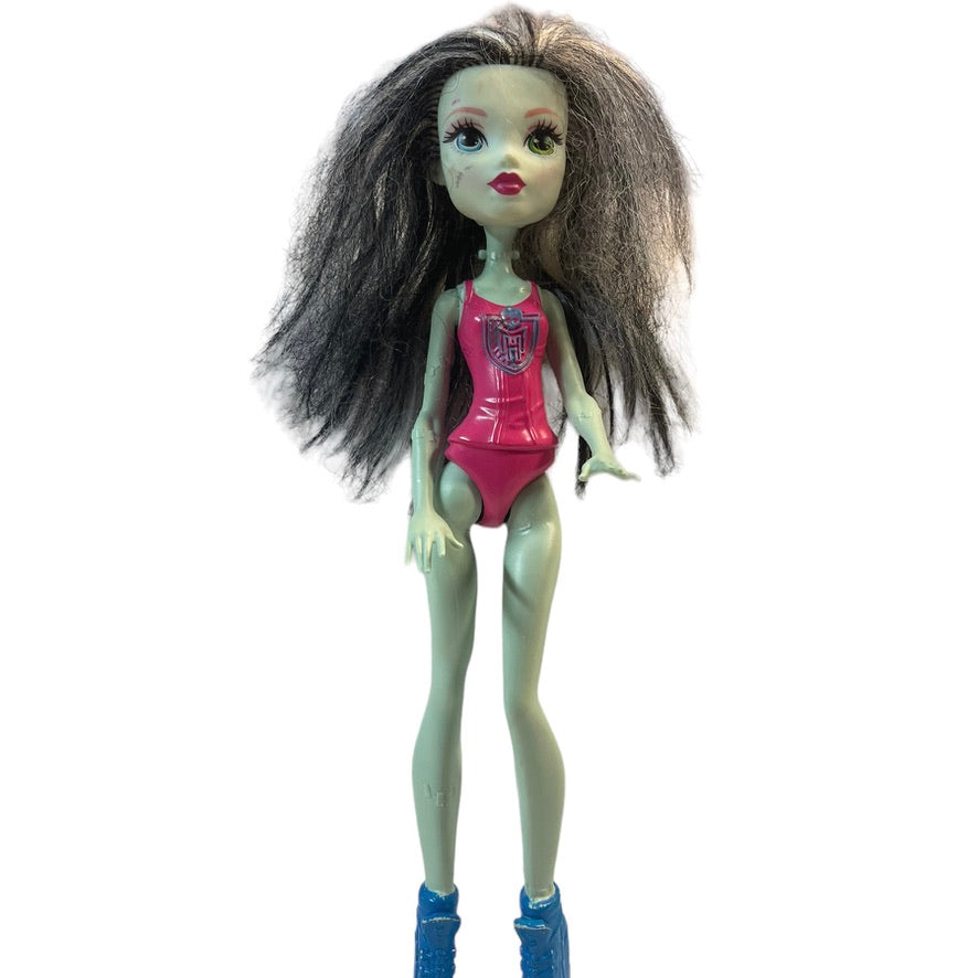 Mattel 2015 Monster High Frankie Stein Cheerleader Doll in Guc