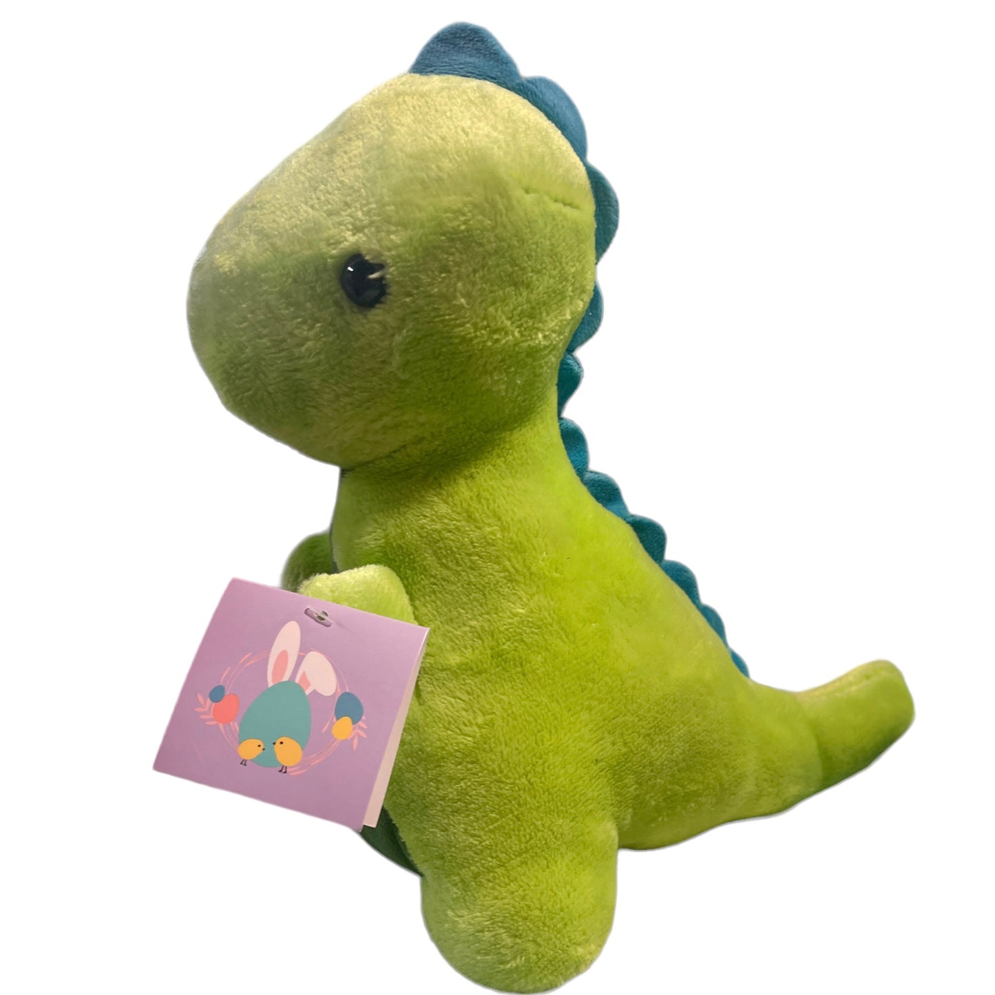 Shopper's Drug Mart Animal Adventure Lime Green Dinosaur Plush 10" StuffedAnimal Toy UWT