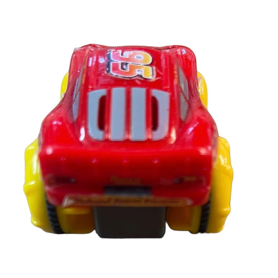 Disney Pixar Cars Yellow Hydro Wheels Lightening McQueen Pull Back Splash Racer