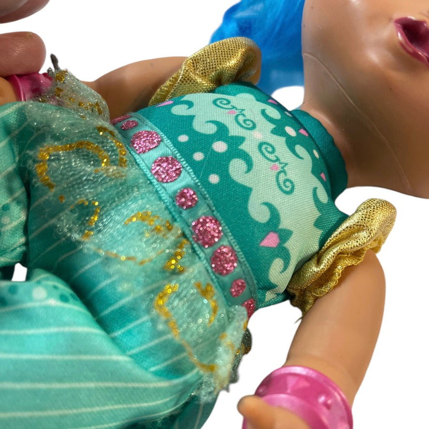 Shimmer & Shine! 2 11" Genie Dolls in Shimmery, Shiny Outfits  with their Animal Friends in EUC