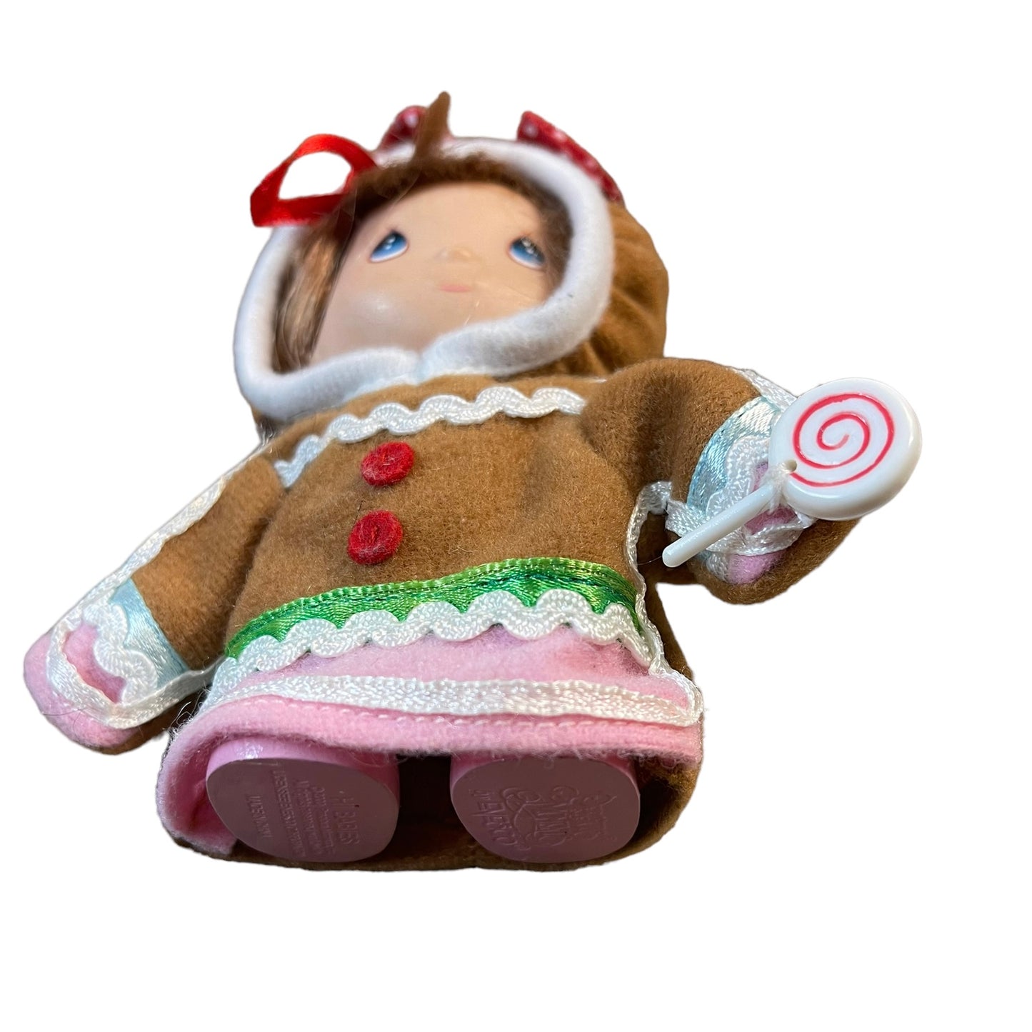 Vintage Precious Moments 'Hi Babies' 4.5" Gingerbread Girl Enesco Preowned