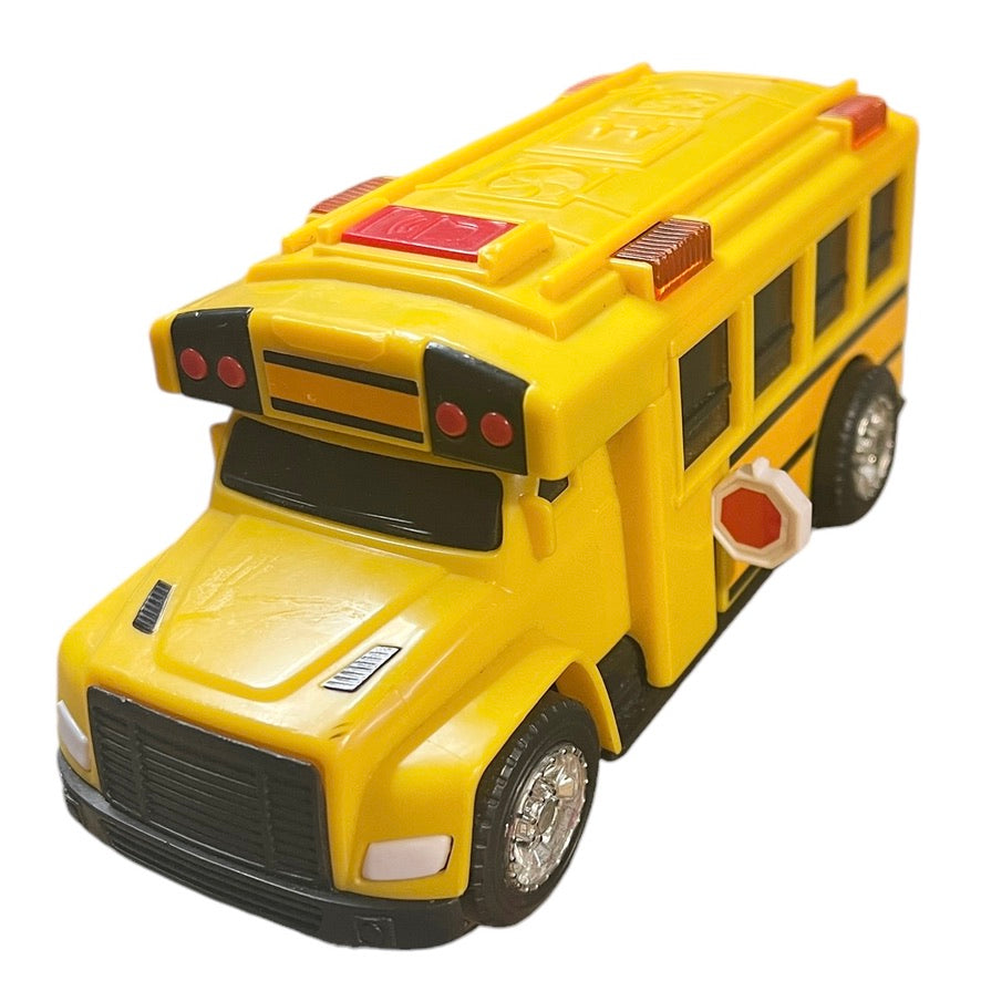 Dickie Yellow School Bus, Working Bus Sounds, Stop Sign & Driver Door in GUC