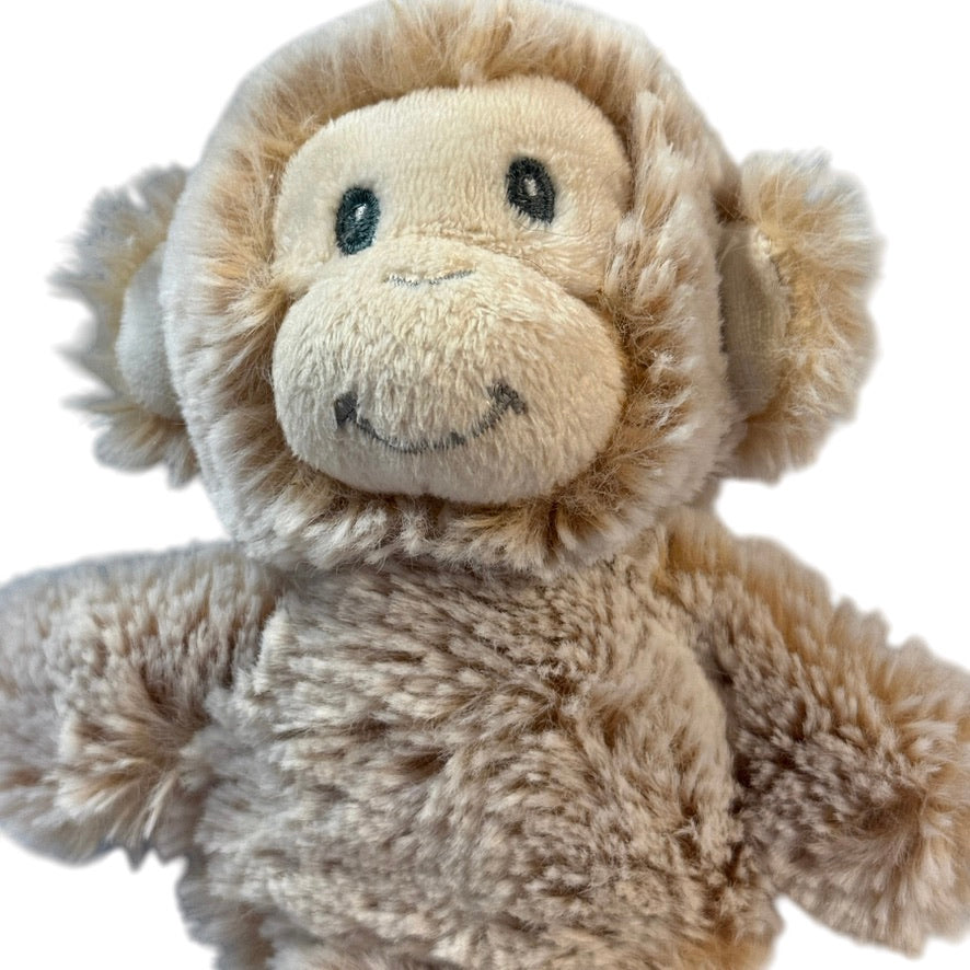 Aurora Ebba Marlow Monkey 7" Rattle Plush Lovey Stuffed Animal Toy, Silky & Wonderful!