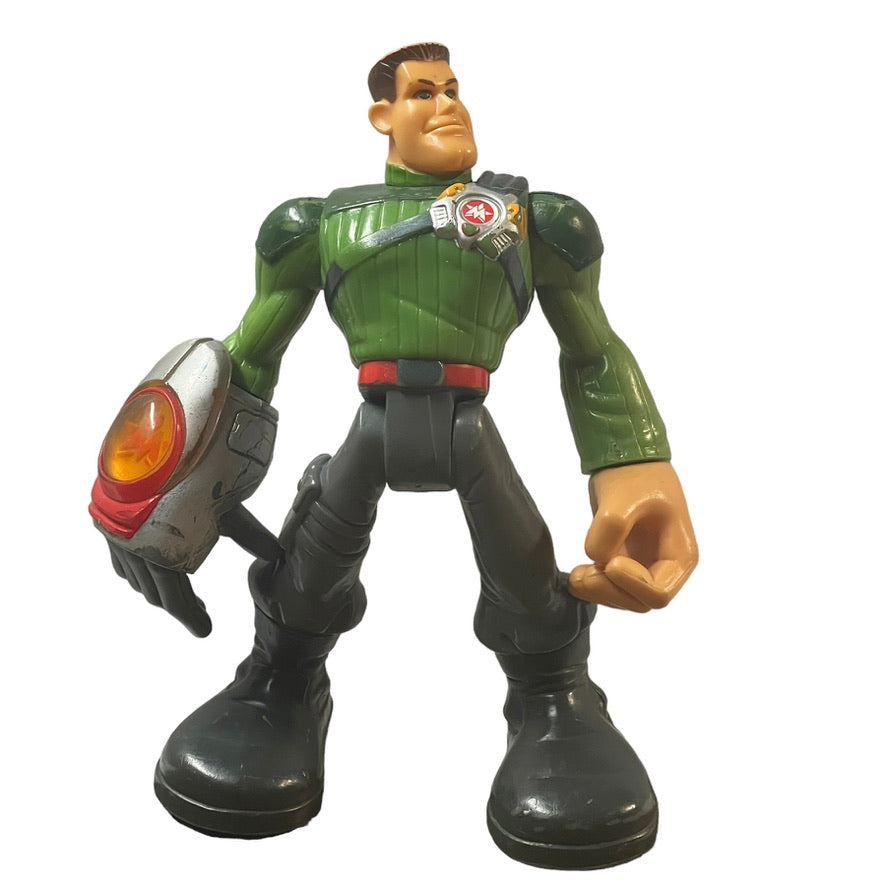 MAJOR POWERS 2002 Star Squad 6" Hasbro Playskool ActionmToy Magnetic Hand